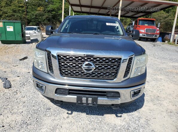 1N6BA1F46GN504472 2016 NISSAN TITAN Gray Rear view