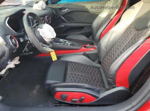 WUAASAFV8N1900592 2022 AUDI TT Red Widok tylnych siedzeń