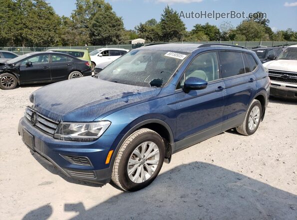 3VV1B7AX3LM100843 2020 VOLKSWAGEN TIGUAN Blue Задня ліва чверть
