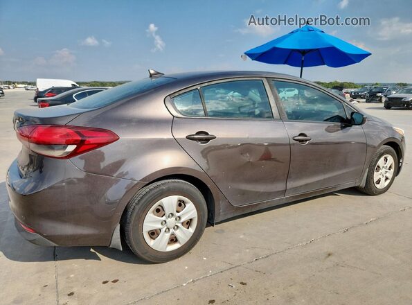 3KPFK4A76JE165163 2018 KIA FORTE Brown 