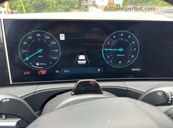 5NMP4DGL4SH117822 2025 HYUNDAI SANTA White Widok wnętrza z przodu