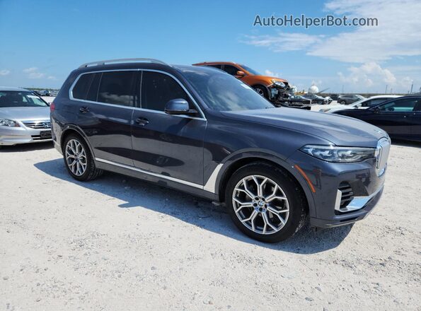 5UXCW2C06L9D08519 2020 BMW X7 Blue Widok z przodu
