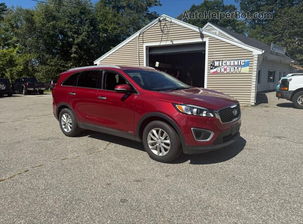 5XYPGDA32JG415407 2018 KIA SORENTO Red 