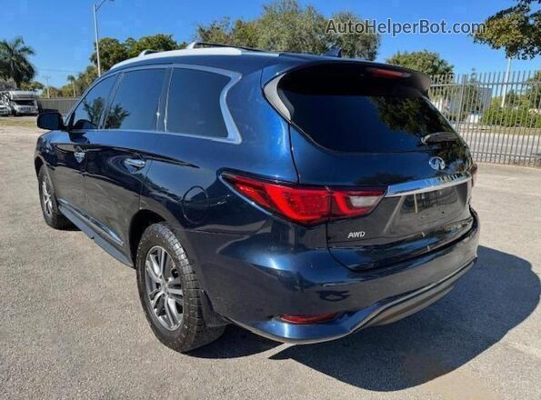 5N1DL0MM9LC538281 2020 INFINITI QX60 Blue Հետևի աջ