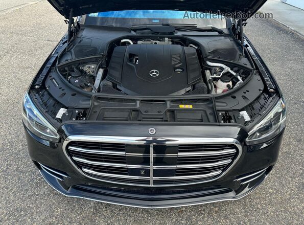 W1K6G7GB6MA058867 2021 MERCEDES-BENZ S-CLASS Черный Вид салона спереди
