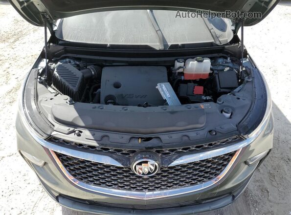5GAERDKW3PJ168161 2023 BUICK ENCLAVE Green Вид наклейки з VIN-кодом