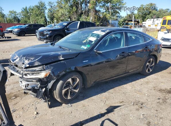 19XZE4F54NE012542 2022 HONDA INSIGHT Black Tył lewy