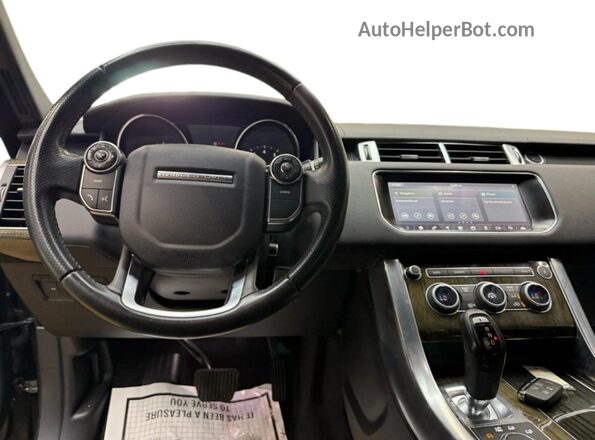 SALWG2FV2HA141896 2017 LAND ROVER RANGE ROVER Gray Vista del cuadro de instrumentos