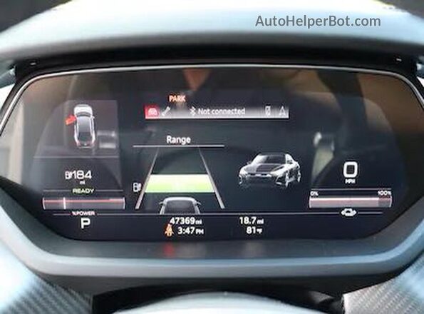 WAUEJBFWXN7003204 2022 AUDI E-TRON White უკანა სავარძლების ხედი