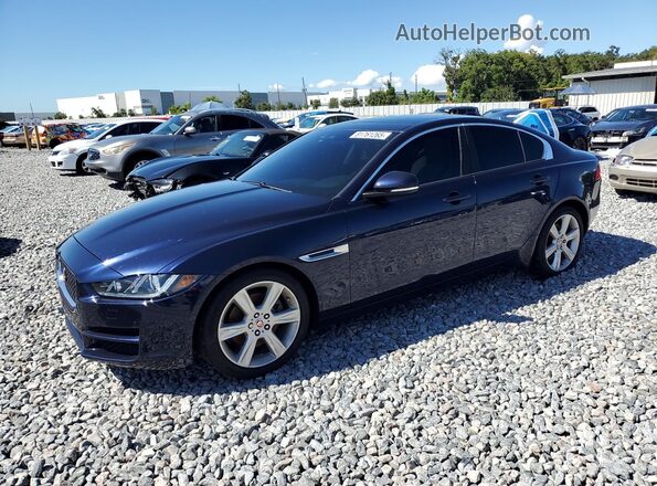 SAJAD4FN7JCP33621 2018 JAGUAR XF Синий 