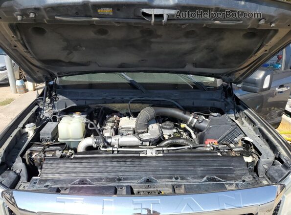 1N6BA1F46GN504472 2016 NISSAN TITAN Gray Engine compartment view