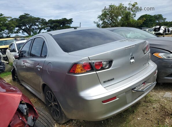 JA32U2FU4HU013484 2017 MITSUBISHI LANCER Silver Tył lewy