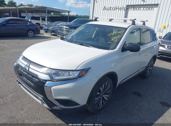 JA4AD2A3XLZ006038 2020 MITSUBISHI OUTLANDER White Առջևի ձախ երեք քառորդ տեսարան