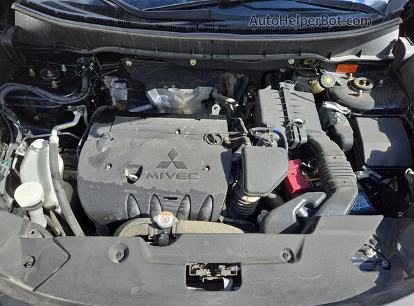 JA4AJ4AW4LU602239 2020 MITSUBISHI RVR Black ძრავის განყოფილების ხედი