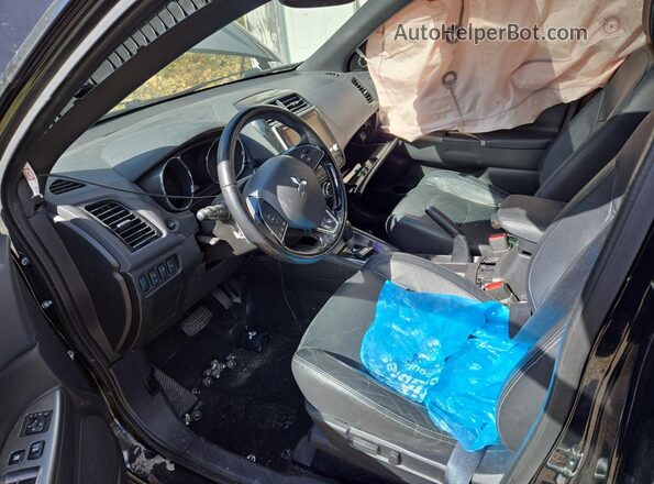 JA4AJ4AW4LU602239 2020 MITSUBISHI RVR Black წინა სალონის ხედი