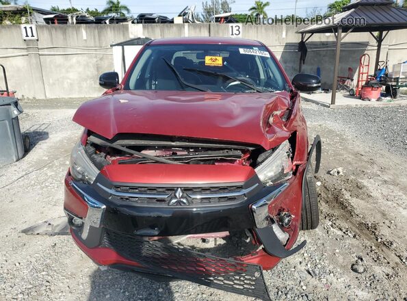 JA4AP3AU2JU007393 2018 MITSUBISHI OUTLANDER Red 