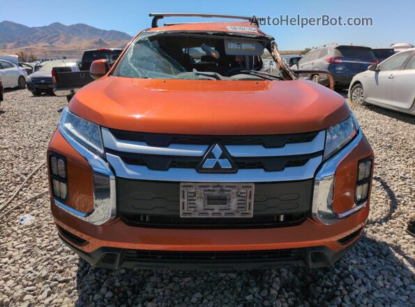 JA4AP3AU4LU015305 2020 MITSUBISHI OUTLANDER Orange Front view