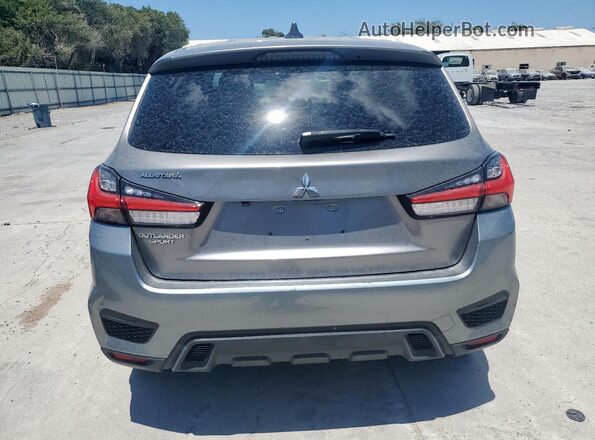 JA4AP3AU4LU016938 2020 MITSUBISHI OUTLANDER Silver Вид ззаду