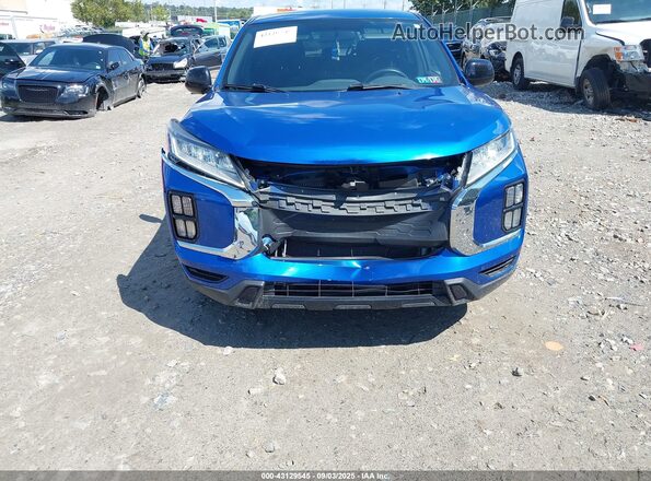 JA4AP3AU7LU023057 2020 MITSUBISHI OUTLANDER SPORT Blue Widok z przodu