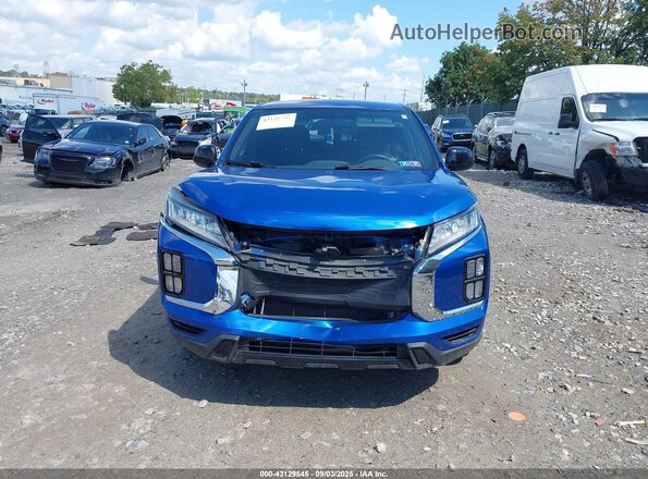 JA4AP3AU7LU023057 2020 MITSUBISHI OUTLANDER SPORT Blue Widok zestawu wskaźników