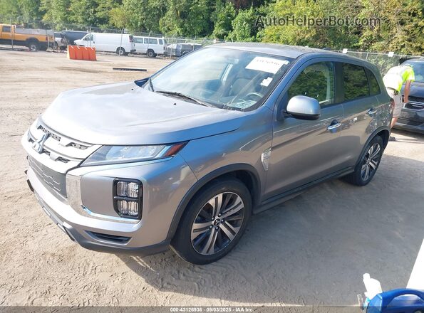 JA4AP3AU9LU008463 2020 MITSUBISHI OUTLANDER SPORT Gray Vista tres cuartos delantera izquierda