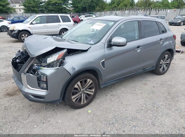 JA4AP4AU1LU006597 2020 MITSUBISHI OUTLANDER SPORT Серый Передняя левая четверть
