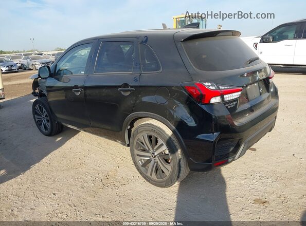 JA4APUAU2MU009168 2021 MITSUBISHI OUTLANDER SPORT Black Задня ліва чверть