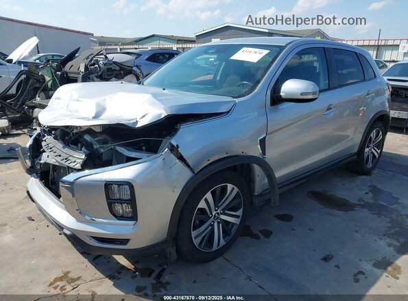 JA4APVAU1MU009622 2021 MITSUBISHI OUTLANDER SPORT Silver Передня ліва чверть