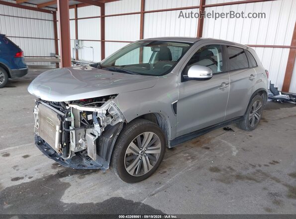 JA4APVAU3MU018046 2021 MITSUBISHI OUTLANDER SPORT Silver Front left