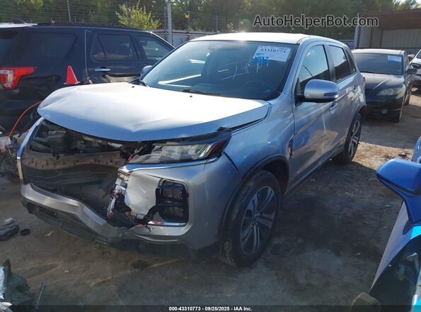 JA4APVAU4MU030836 2021 MITSUBISHI OUTLANDER SPORT Silver Front left