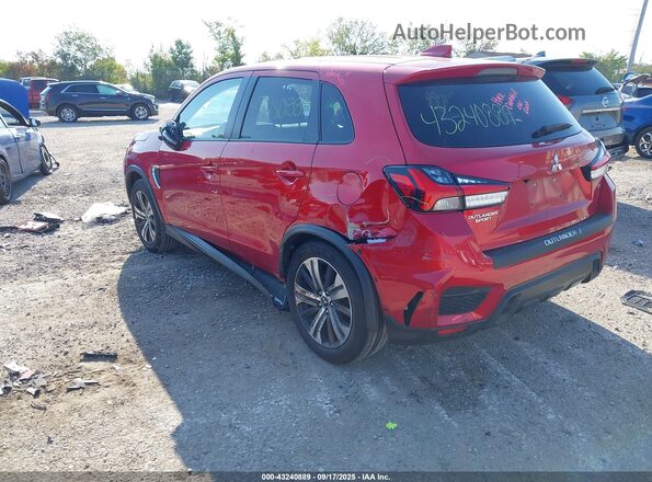 JA4APVAU5MU013043 2021 MITSUBISHI OUTLANDER SPORT Red Задня ліва чверть