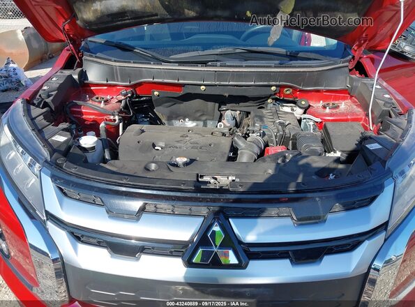 JA4APVAU5MU013043 2021 MITSUBISHI OUTLANDER SPORT Red Вид ззаду
