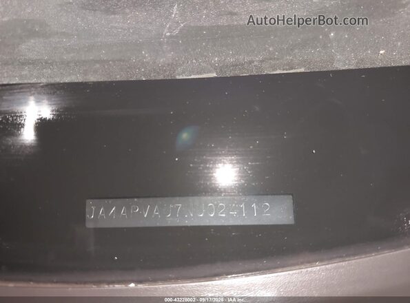 JA4APVAU7NU024112 2022 MITSUBISHI OUTLANDER SPORT Gray Engine compartment view