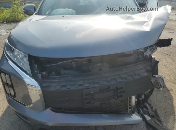 JA4APVAUXMU019307 2021 MITSUBISHI OUTLANDER Gray Vista del compartimento del motor