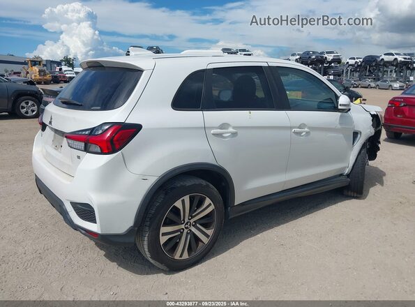 JA4AR3AU4LU019252 2020 MITSUBISHI OUTLANDER SPORT Белый Задняя правая четверть