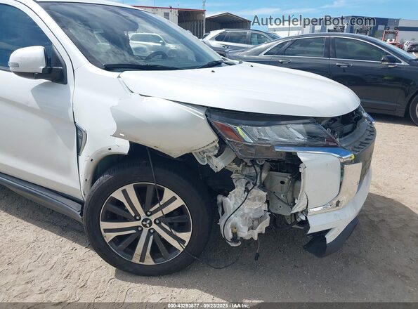 JA4AR3AU4LU019252 2020 MITSUBISHI OUTLANDER SPORT Белый Вид спереди