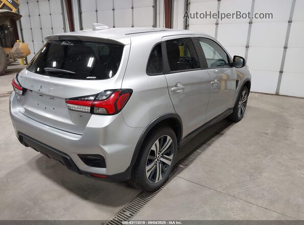 JA4AR3AUXLU025802 2020 MITSUBISHI OUTLANDER SPORT Silver Trasero derecho