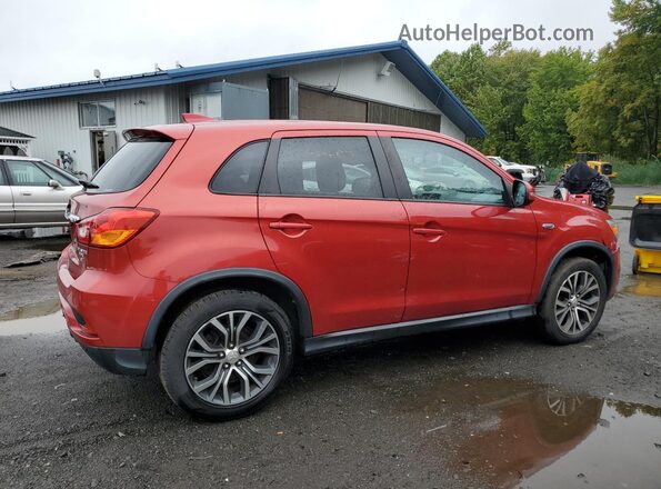 JA4AR3AWXJU018511 2018 MITSUBISHI OUTLANDER Red Przód prawy