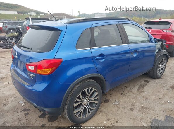 JA4AR4AW3GZ033451 2016 MITSUBISHI OUTLANDER SPORT Blue Trasero derecho