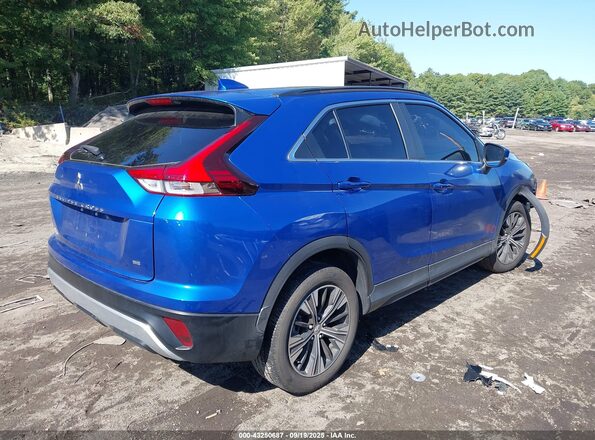 JA4ASWAA9NZ050028 2022 MITSUBISHI ECLIPSE CROSS Blue Trasero derecho