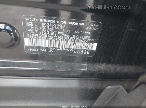 JA4ATVAA8PZ052945 2023 MITSUBISHI ECLIPSE CROSS Black Շարժիչի բաժամունքի տեսք