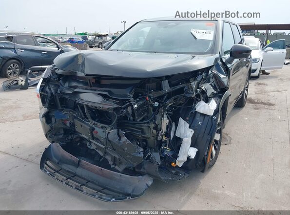 JA4J3VA85SZ021903 2025 MITSUBISHI OUTLANDER Black Դիմացի տեսք