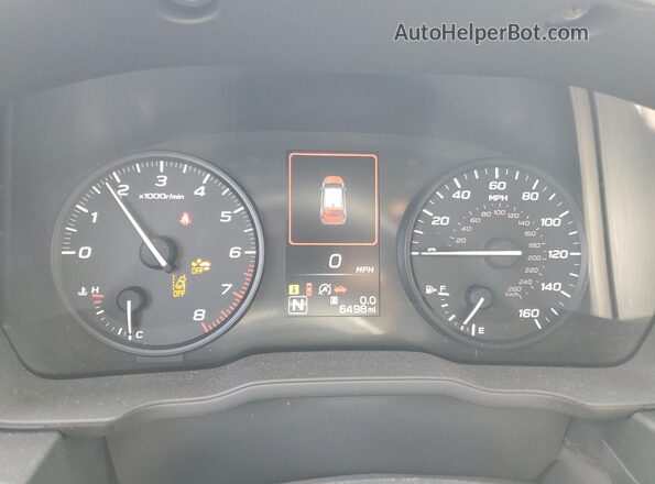 JF1GUABC7R8318475 2024 SUBARU IMPREZA Синий Вид щитка приборов