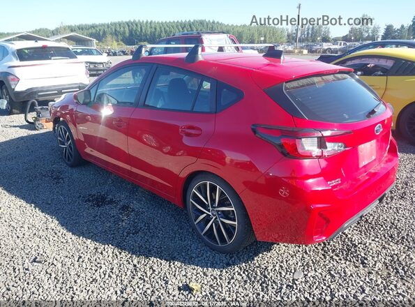 JF1GUAFC5R8243902 2024 SUBARU IMPREZA Red Trasero izquierdo