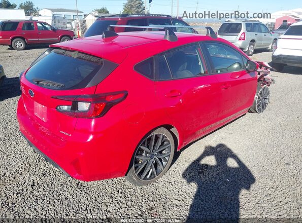 JF1GUAFC5R8243902 2024 SUBARU IMPREZA Red Trasero derecho