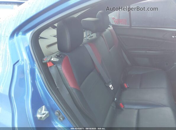 JF1VA2Y68H9801358 2017 SUBARU WRX STI Blue Widok naklejki z numerem VIN