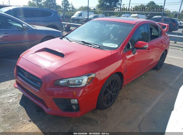 JF1VA2Y6XH9832112 2017 SUBARU WRX STI Red Przód lewy