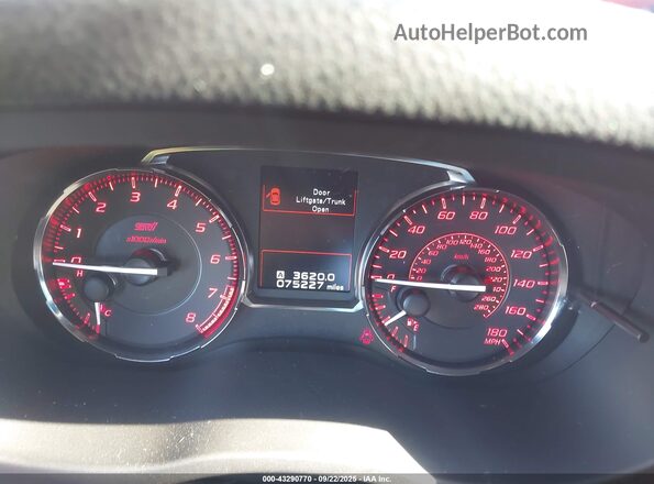 JF1VA2Z69H9817311 2017 SUBARU WRX STI Red 