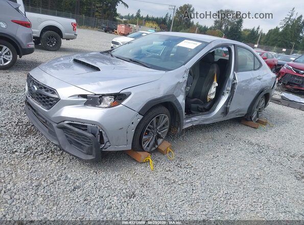 JF1VBAA63N9009146 2022 SUBARU WRX Silver Առջևի ձախ երեք քառորդ տեսարան