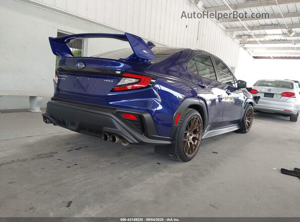 JF1VBAA64P9810087 2023 SUBARU WRX Синий Задняя правая четверть